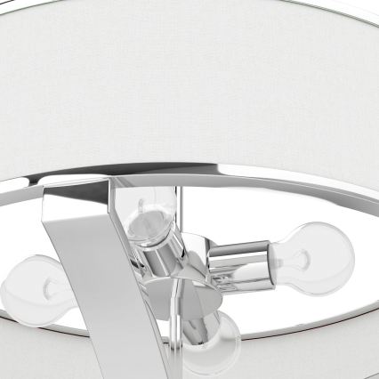 Open Design OR84801 - Luster na štapu GERDO 4xE27/12W/230V sjajni krom/bijela