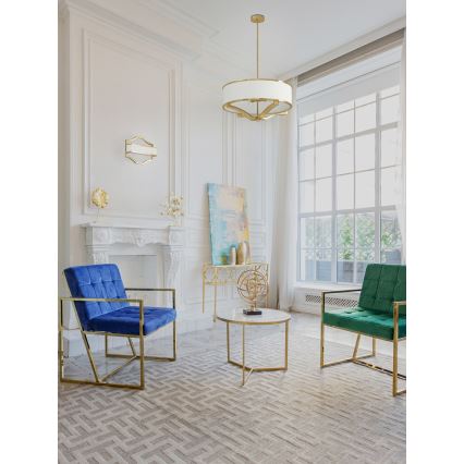 Open Design OR84825 - Visilica na štapu GERDO 4xE27/12W/230V zlatna/bijela