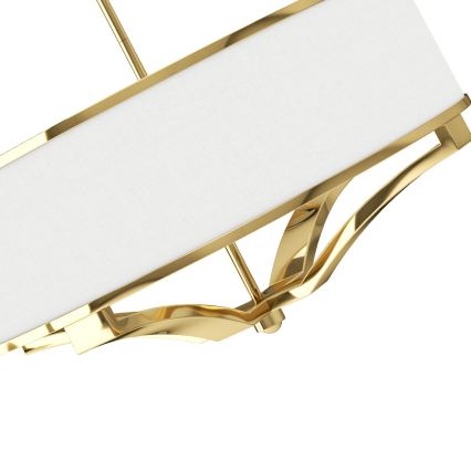 Open Design OR84825 - Visilica na štapu GERDO 4xE27/12W/230V zlatna/bijela