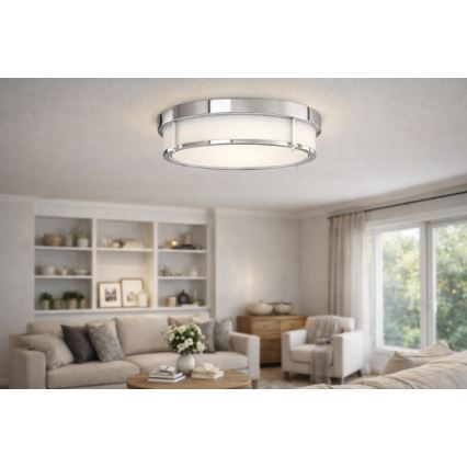 Open Design OR84948 - Stropna svjetiljka ROMI 3xE14/12W/230V Ø 40 cm sjajni krom