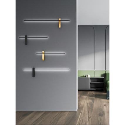 Open Design OR85051 - LED zidna svjetiljka BENE LED/10,5W/230V 100 cm crna