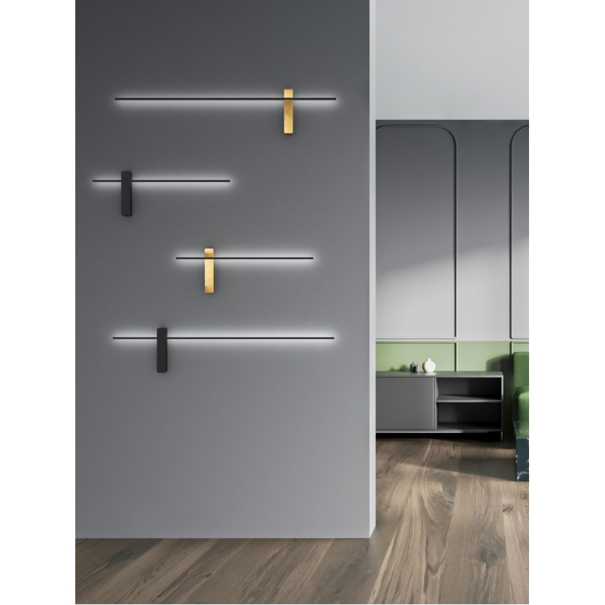 Open Design OR85051 - LED zidna svjetiljka BENE LED/10,5W/230V 100 cm crna