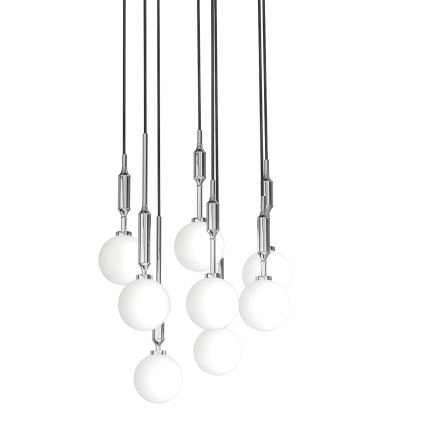 Open Design OR85327 - Viseći luster na sajli ERO 8xG9/8W/230V sjajni krom