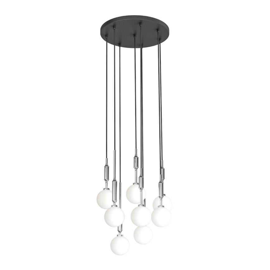 Open Design OR85327 - Viseći luster na sajli ERO 8xG9/8W/230V sjajni krom