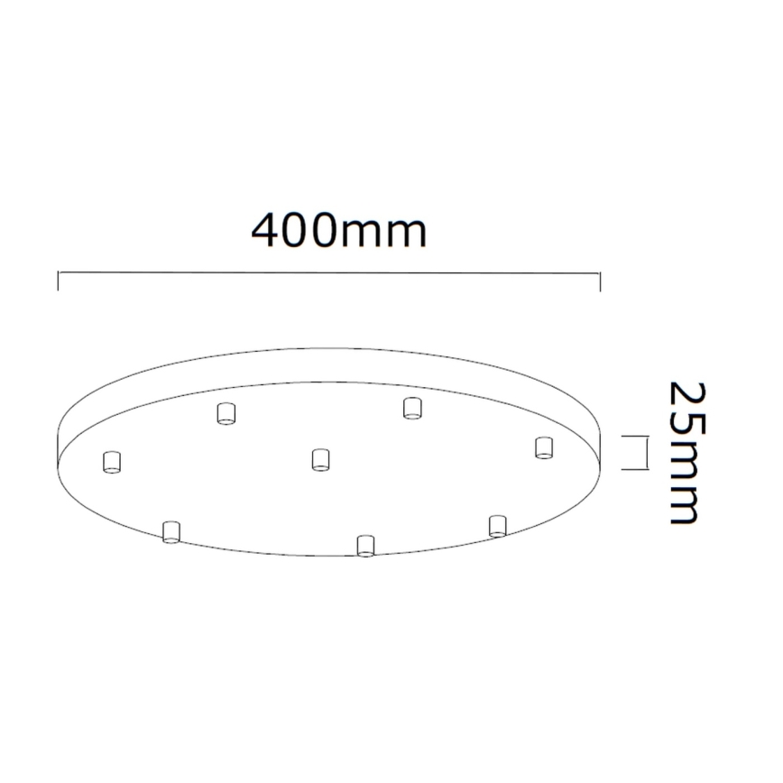 Open Design OR85327 - Viseći luster na sajli ERO 8xG9/8W/230V sjajni krom