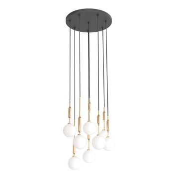 Open Design OR85334 - Luster na lanku ERO 8xG9/8W/230V zlatni