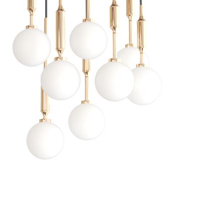 Open Design OR85334 - Luster na lanku ERO 8xG9/8W/230V zlatni
