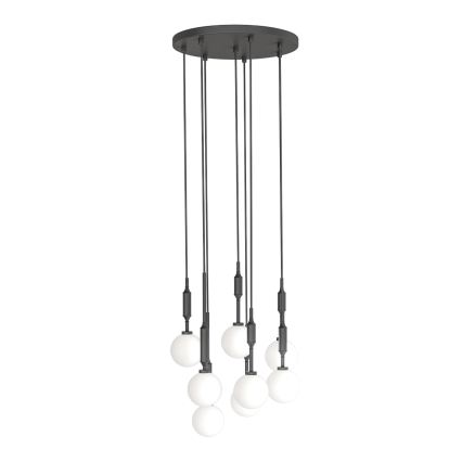Open Design OR85341 - Luster na sajli ERO 8xG9/8W/230V crna