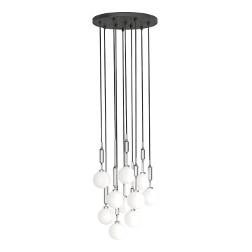 Open Design OR85358 - Luster na sajli ERO 10xG9/8W/230V sjajni krom