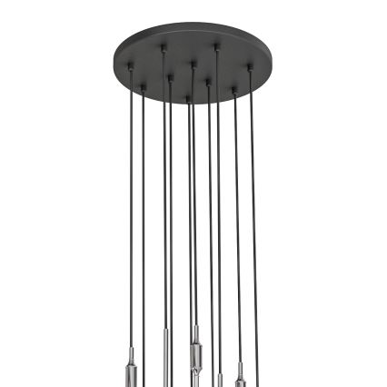 Open Design OR85358 - Luster na sajli ERO 10xG9/8W/230V sjajni krom