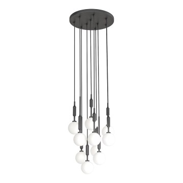 Open Design OR85372 - Ovjesni luster na sajli ERO 10xG9/8W/230V crni