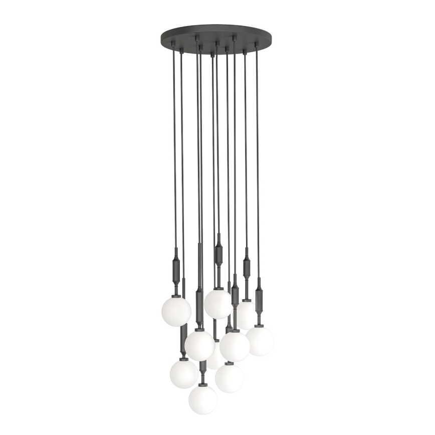 Open Design OR85372 - Ovjesni luster na sajli ERO 10xG9/8W/230V crni