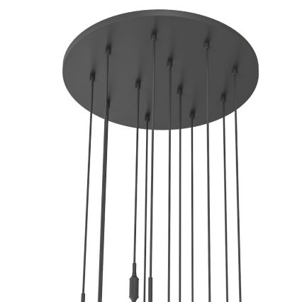 Open Design OR85402 - Luster na sajli ERO 12xG9/8W/230V crni