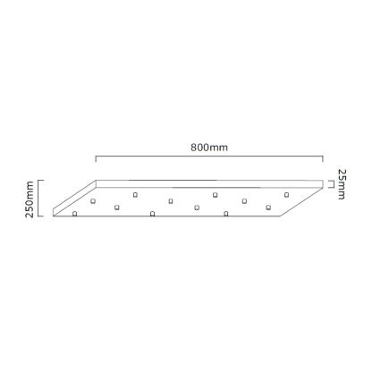Open Design OR85440 - Luster na sajli ERO 12xG9/8W/230V sjajni krom