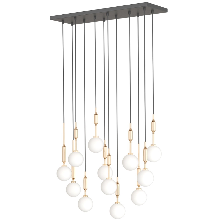 Open Design OR85457 - Luster na sajli ERO 12xG9/8W/230V zlatna