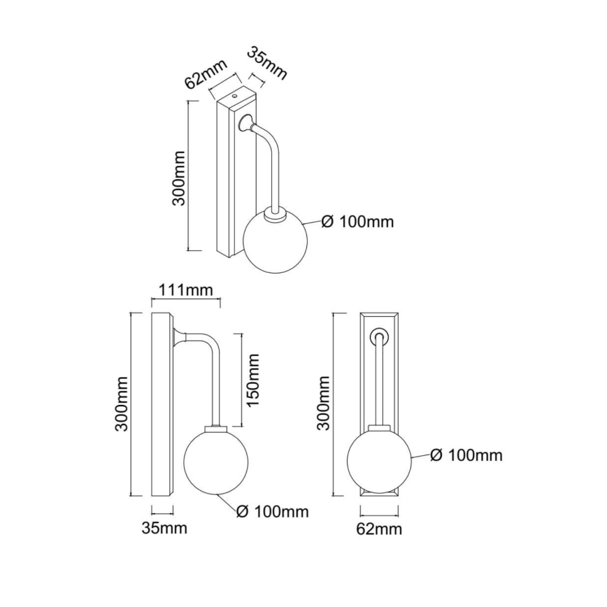 Open Design OR85594 - Kupaonska zidna svjetiljka ERO 1xG9/9W/230V IP44 sjajni krom