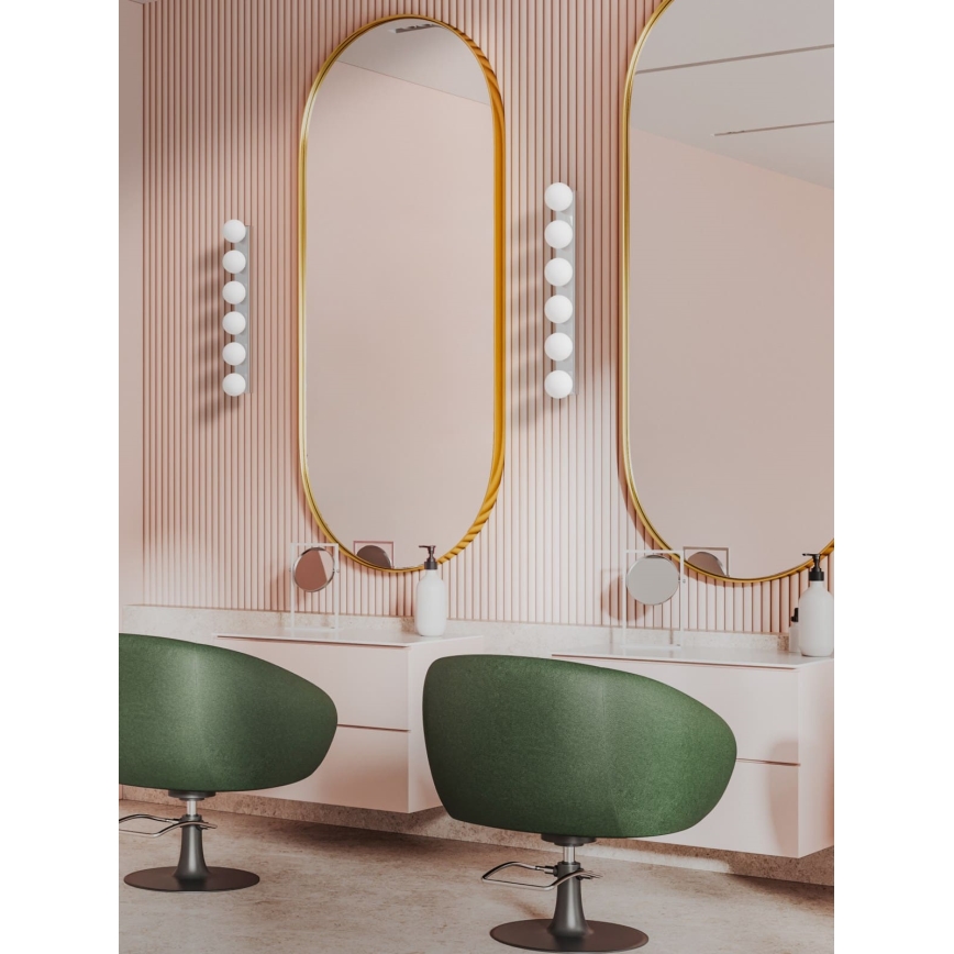 Open Design OR85693 - Zidno svjetlo za kupaonicu MERINO 6xG9/8W/230V 61 cm IP44 sjajni krom