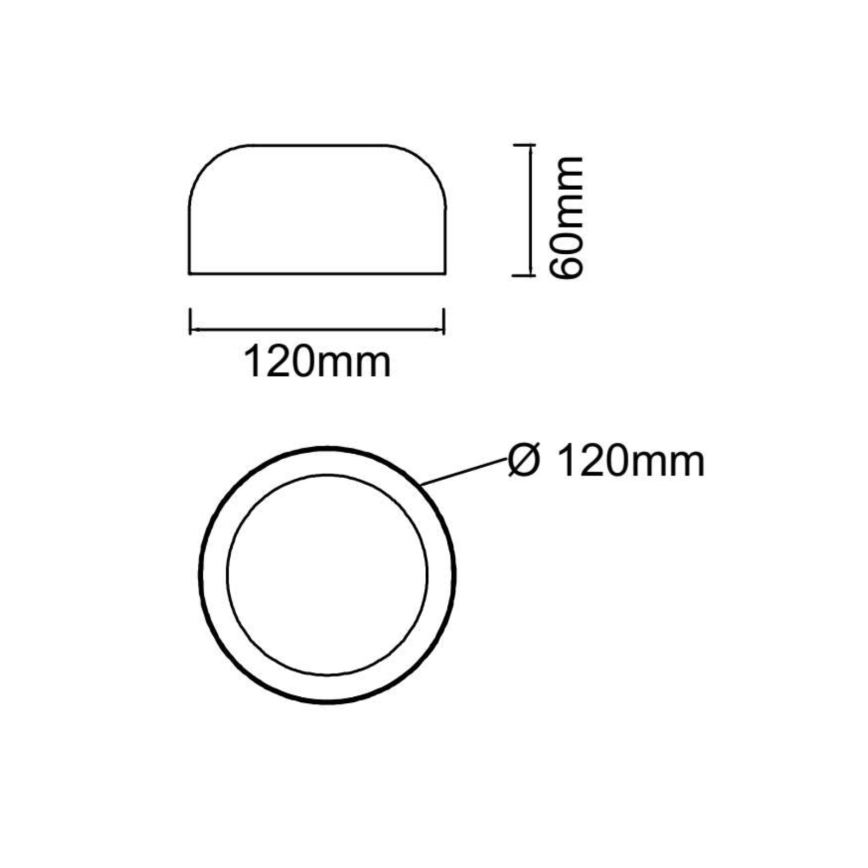 Open Design OR85884 - LED stropna svjetiljka CEDRONE LED/8W/230V 3000/4500/6500K Ø 12 cm bijela
