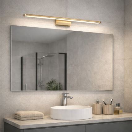 Open Design OR86140 - LED rasvjeta za kupaonsko ogledalo LUCE LED/12W/230V 3000/4500/6500K 91,5 cm IP44 mesing