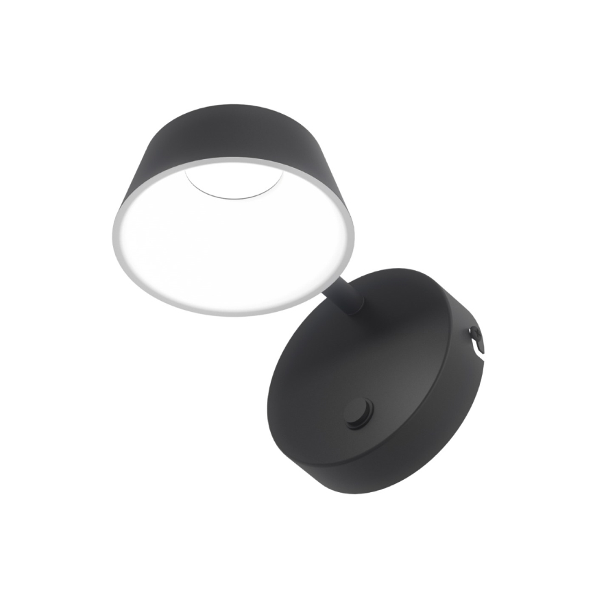 Open Design OR86522 - LED zidna svjetiljka TIMO LED/6W/230V 3000/4500/6500K crna