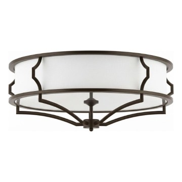 Open Design OR86614 - Stropna svjetiljka STESSO 6xE27/12W/230V, promjer 85 cm, smeđa
