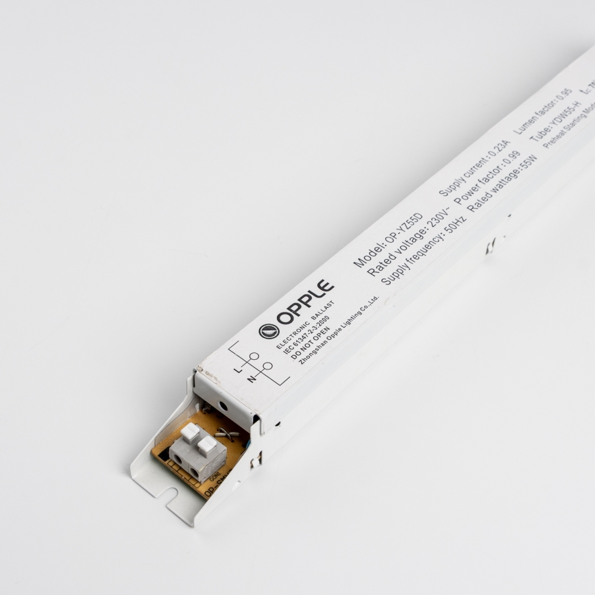 OPPLE 03309 - Električni balast za fluorescentnu žarulju PLH V2.0 55W YZ 55D