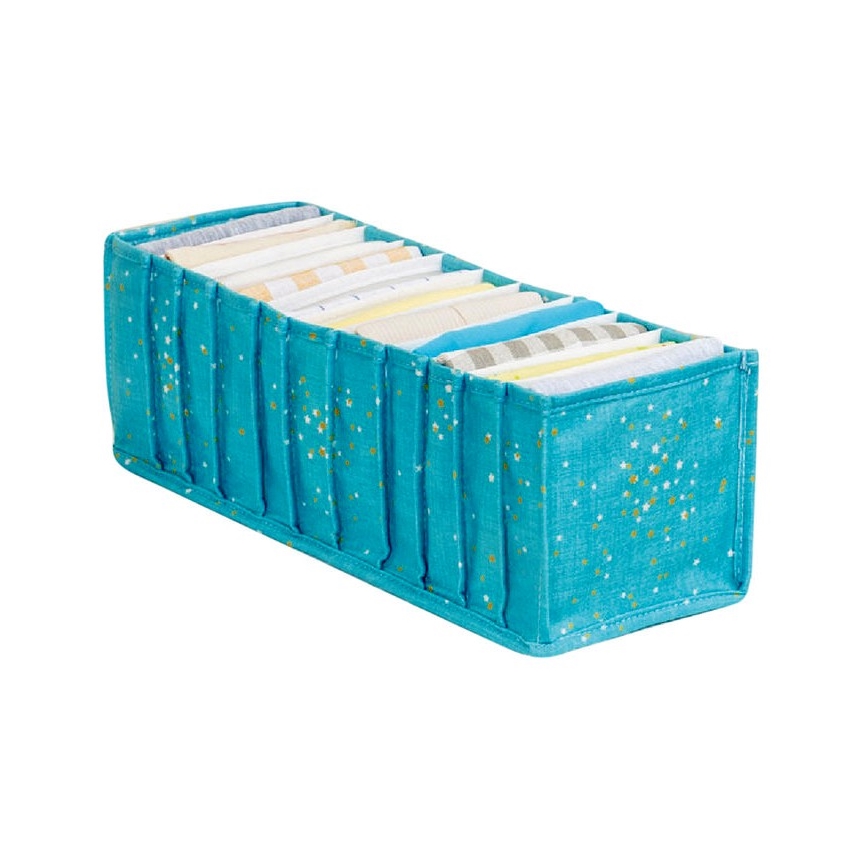 Organizator za ormar 42x16x13 cm tirkizna