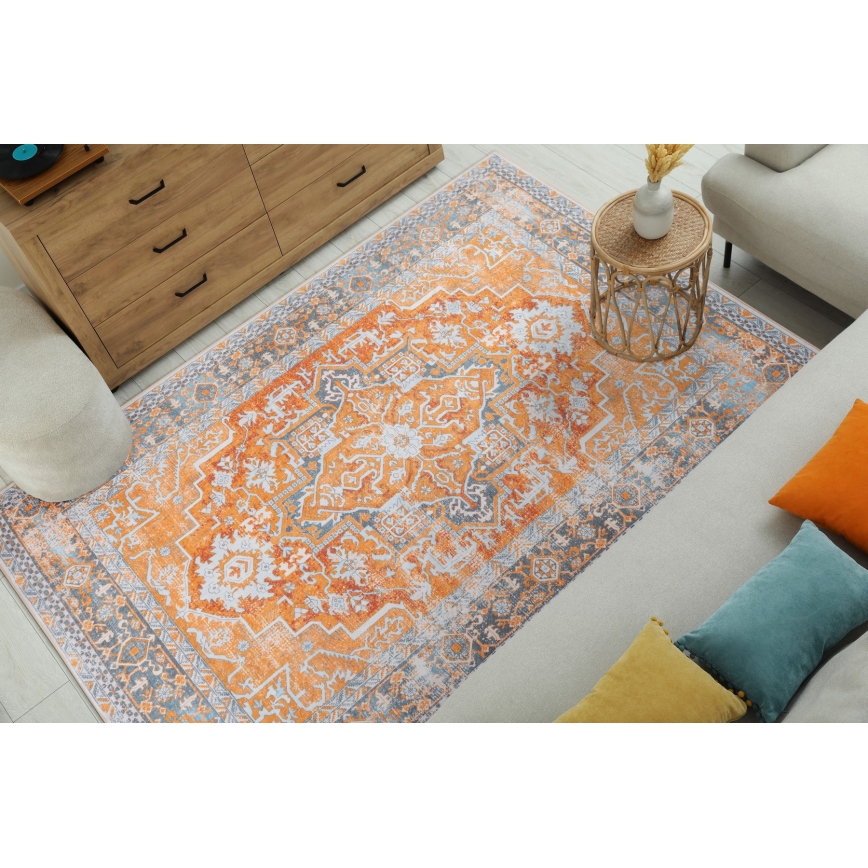 Orijentalni narančasti tepih DOVE-VINTAGE 160x220 cm 2600 g/m2