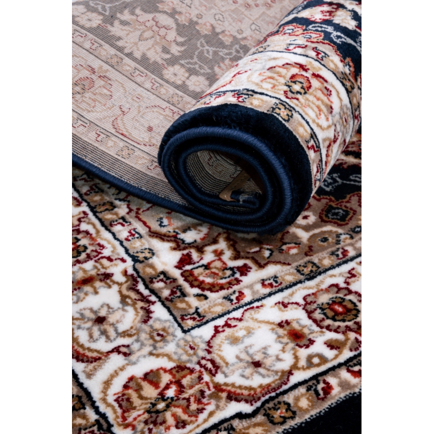 Orijentalni tepih DUBAI 80x150 cm 2300 g/m2 tamnoplava