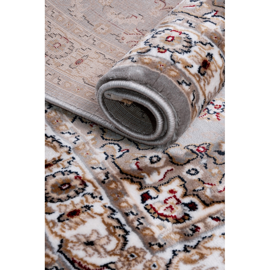 Orijentalni tepih DUBAI 80x150 cm 2300 g/m² sivi