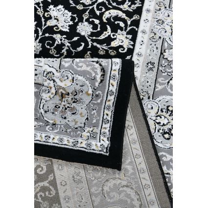 Orijentalni tepih GRECE 120x170 cm 2150 g/m2 crna/siva/bijela