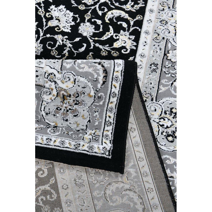 Orijentalni tepih GRECE 120x170 cm 2150 g/m2 crna/siva/bijela