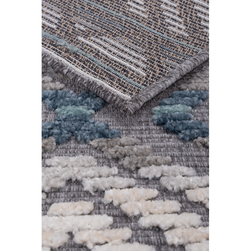 Orijentalni tepih NEPAL 160x230 cm plava/siva/krem