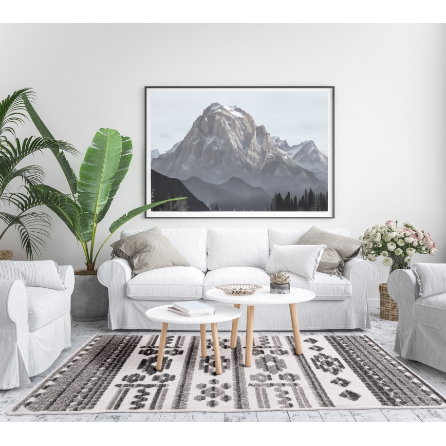 Orijentalni tepih NEPAL 80x153 cm siva/bijela