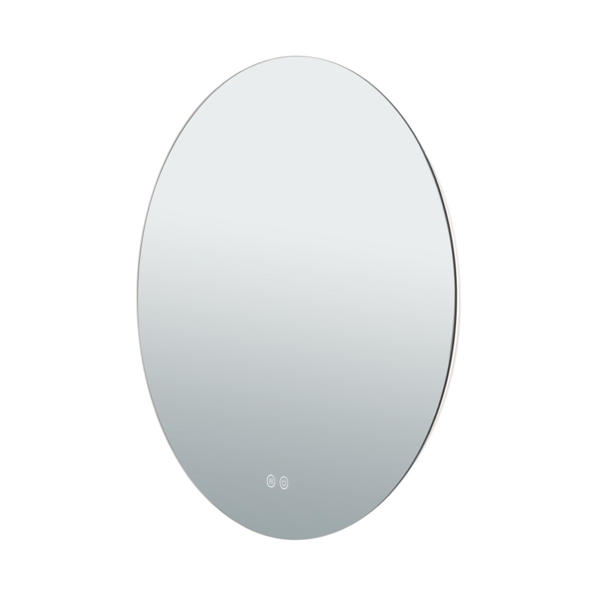 LED Kupaonsko grijano zidno ogledalo s pozadinskim osvjetljenjem FOCUS LED/25W/230V 3000/4200/6000K pr. 60 cm IP44