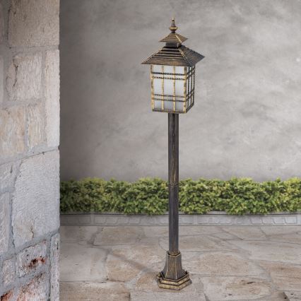 Vanjska lampa KIKO 1xE27/11W/230V IP44 bronca/patina