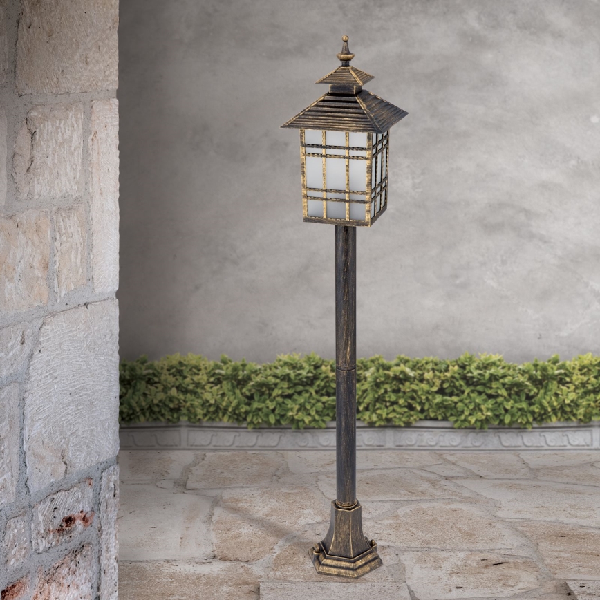 Vanjska lampa KIKO 1xE27/11W/230V IP44 bronca/patina