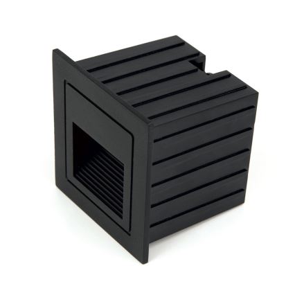 LED Ugrađena svjetiljka LORO LED/2W/230V IP65 crna