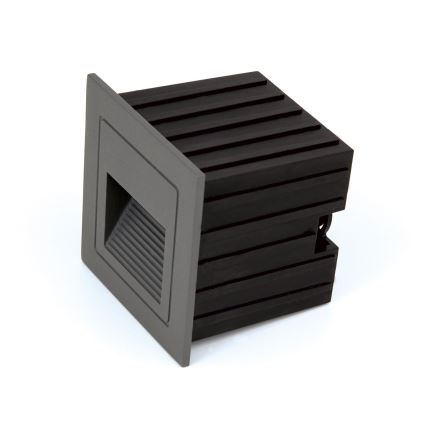 LED Ugradbena svjetiljka LORO LED/2W/230V IP65 antracit