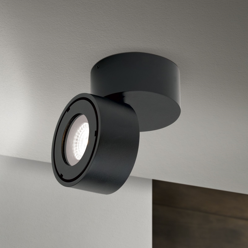 LED Prigušiva kupaonska reflektorska svjetiljka HARVEY LED/15W/230V IP65 crna