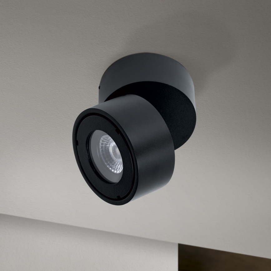 LED Prigušiva kupaonska reflektorska svjetiljka HARVEY LED/15W/230V IP65 crna