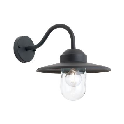 Vanjska zidna lampa EDWARD 1xE27/60W/230V IP44 crna