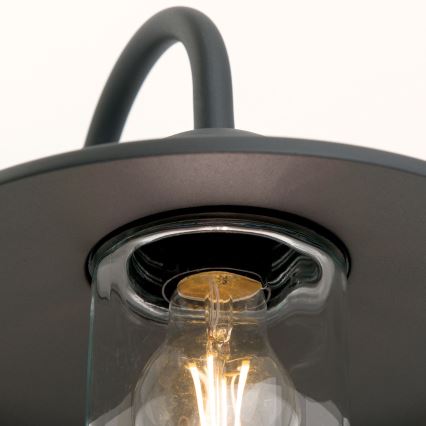 Vanjska zidna lampa EDWARD 1xE27/60W/230V IP44 crna