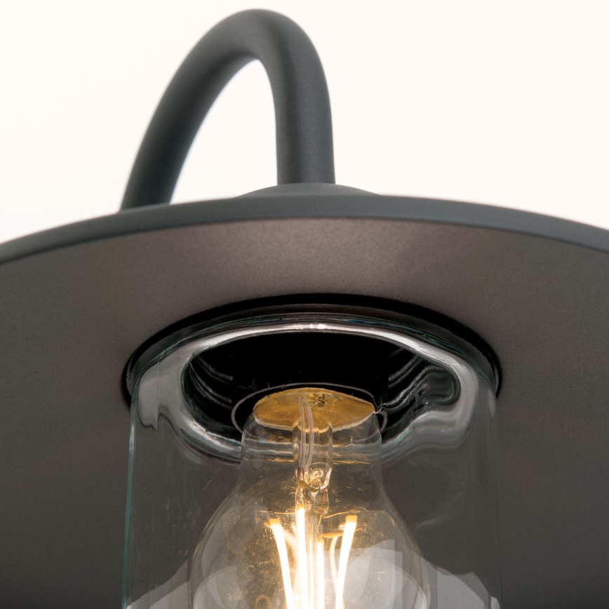 Vanjska zidna lampa EDWARD 1xE27/60W/230V IP44 crna