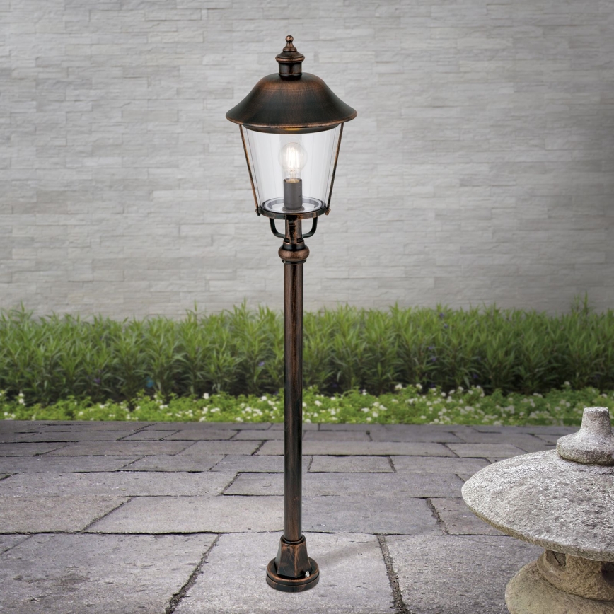 Vanjska lampa KENZO 1xE27/100W/230V IP44 bronca/patina