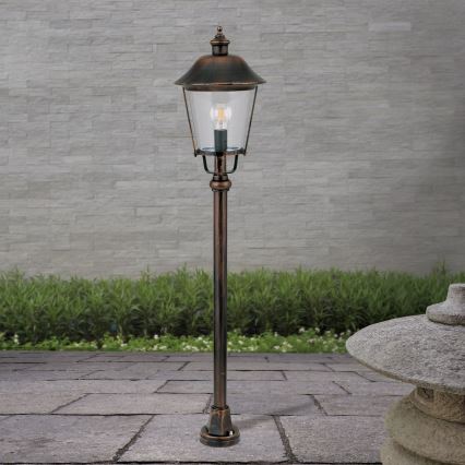 Vanjska lampa KENZO 1xE27/100W/230V IP44 bronca/patina