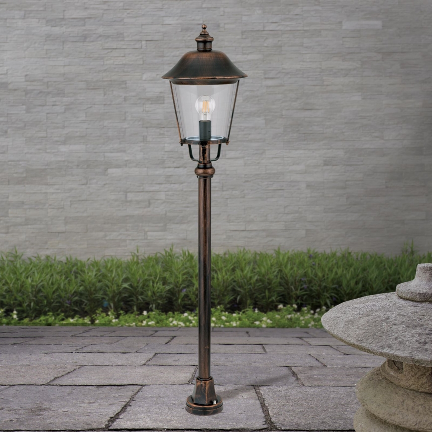 Vanjska lampa KENZO 1xE27/100W/230V IP44 bronca/patina
