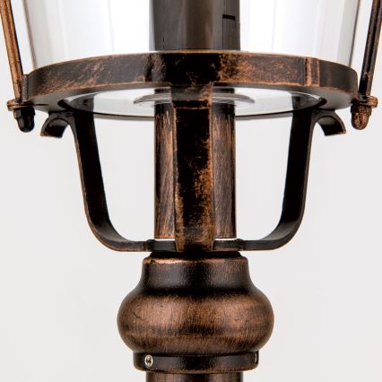 Vanjska lampa KENZO 1xE27/100W/230V IP44 bronca/patina