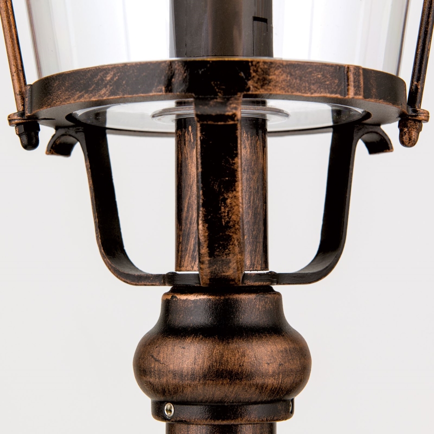 Vanjska lampa KENZO 1xE27/100W/230V IP44 bronca/patina
