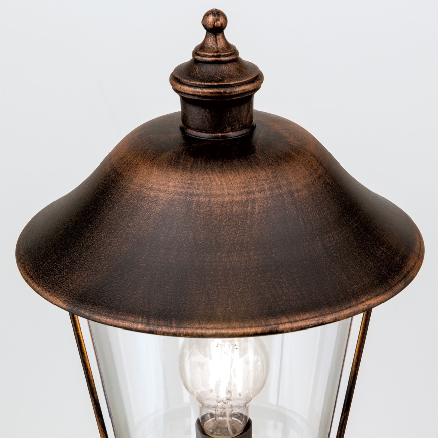 Vanjska lampa KENZO 1xE27/100W/230V IP44 bronca/patina